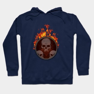 fire skull Hoodie